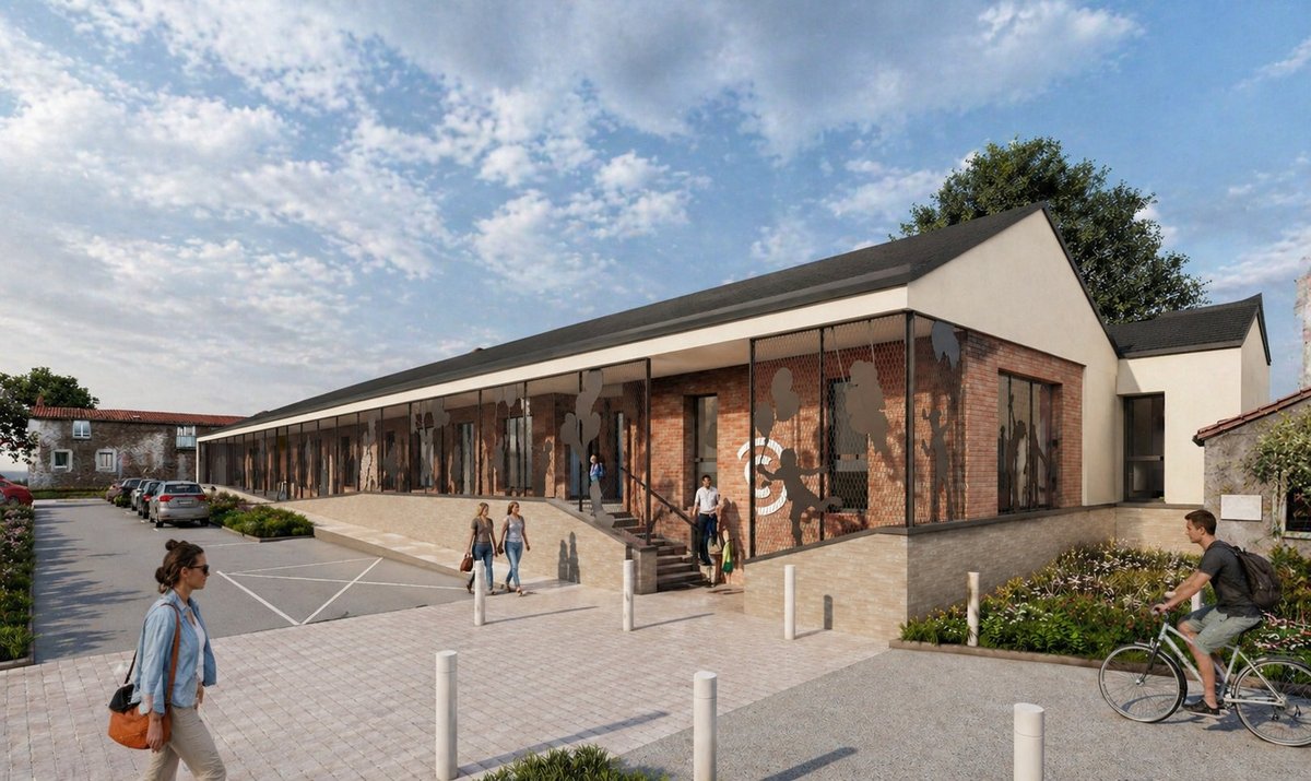 Perspectives concours architecture Atelier Grégoire Cholet — Calvez Archi